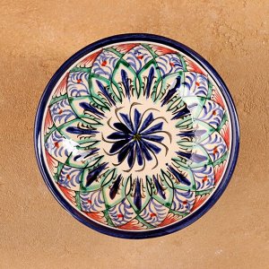 Конфетница узбекская Риштанская Керамика, 12x6 см, МИКС
