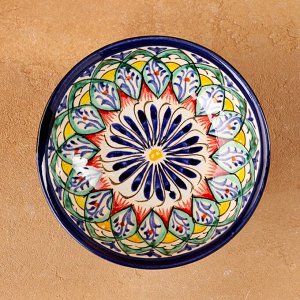Конфетница узбекская Риштанская Керамика, 12x6 см, МИКС