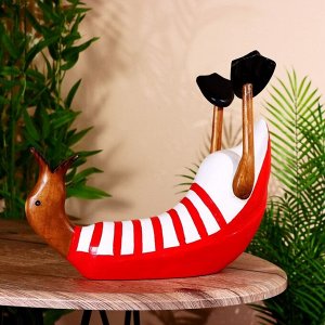 Подставка под бутылку «Уточка в красном», 30x20x25 см, дерево