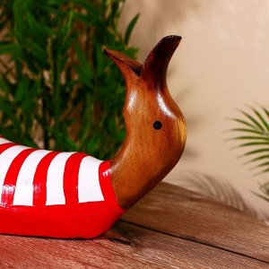 Подставка под бутылку «Уточка в красном», 30x20x25 см, дерево