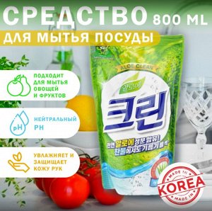 Средство для мытья посуды Sandokkaebi Aloe Clean, запасной блок, 800 гр