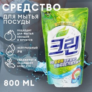 Средство для мытья посуды Sandokkaebi Aloe Clean, запасной блок, 800 гр