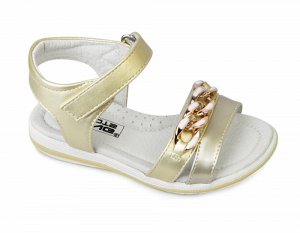 Обувь детская Сандалии для девочки KB1821GL Gold  KING BOOTS