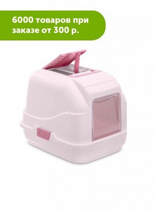 Туалет для кошек EASY CAT 50х40х40h см, нежно-розовый IMAC