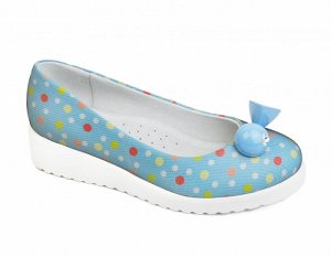 Обувь детская Туфли для девочки KB1823BL Blau KING BOOTS