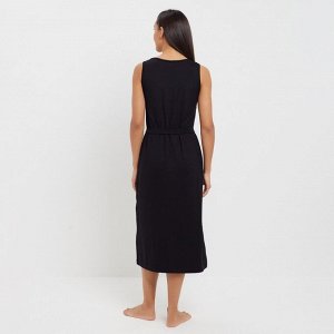 Сорочка женская (миди) MINAKU: Home collection цвет чёрный