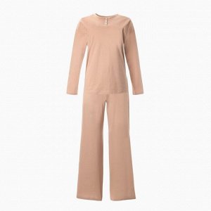 Пижама женская (джемпер, брюки) MINAKU: Home collection цвет бежевый