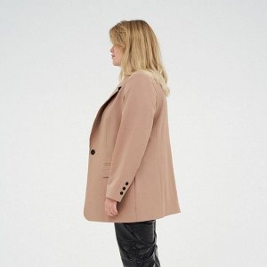 Пиджак женский MIST plus-size, бежевый