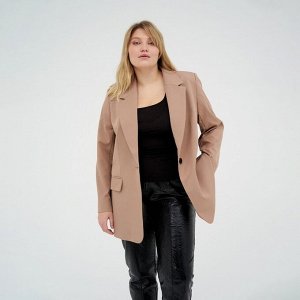 Пиджак женский MIST plus-size, бежевый