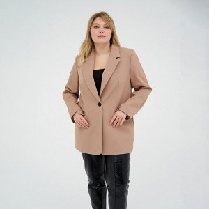Пиджак женский MIST plus-size, бежевый