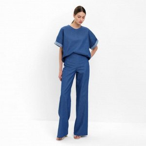 Джинсы женские клёш MINAKU: Casual Collection, электрик