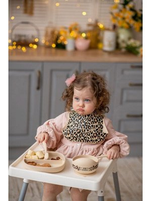 Набор для кормления детский MAXI BABY цвет LEOPARD