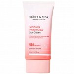 Mary&amp;May Солнцезащитный крем-праймер для сияния кожи Vegan Primer Glow Sun Cream SPF50+ PA++++
