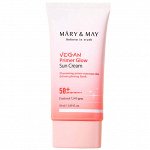 Mary&amp;May Солнцезащитный крем-праймер для сияния кожи Vegan Primer Glow Sun Cream SPF50+ PA++++