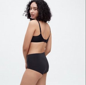 UNIQLO Airism - бесшовные трусики с высокой талией - 35 BROWN