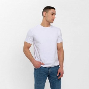 Футболка мужская MINAKU REGULAR FIT: белая