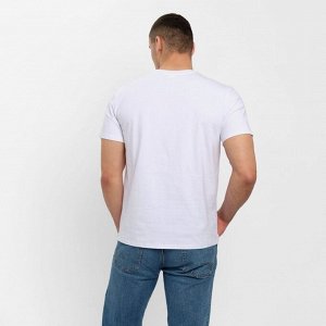 Футболка мужская MINAKU REGULAR FIT: белая