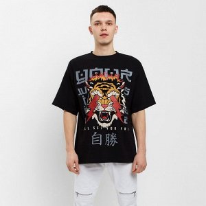 Футболка мужская KAFTAN "Тигр", черный