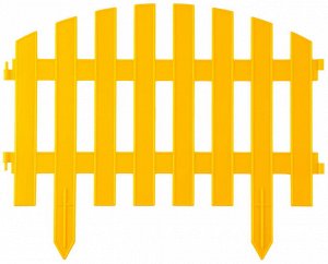 Забор декоративный GRINDA ″АР ДЕКО″, 28x300см, желтый