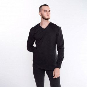 Термобельё мужское НАЧЁС (фуфайка/кальсоны), цвет чёрный