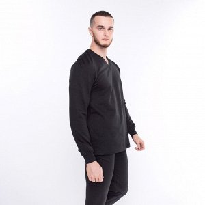 Термобельё мужское НАЧЁС (фуфайка/кальсоны), цвет чёрный