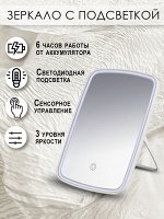 Зеркало для макияжа Jordan Judy LED Makeup Mirror (NV026)