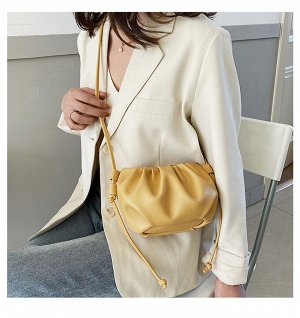 Женская сумка-хобо через плечо, мини сумка, экокожа