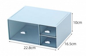 Органайзер для хранения среднего размера (3 отделения), цвет синий