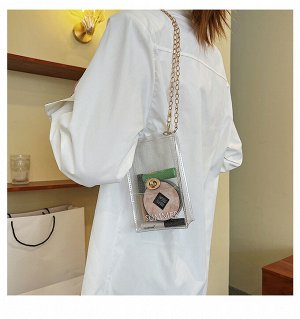 Женская сумка-мини через плечо, прозрачная, летняя сумка
