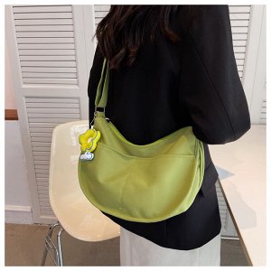 Женская сумка на плечо, стиль современный, холщовая ткань