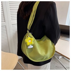 Женская сумка на плечо, стиль современный, холщовая ткань