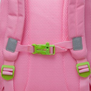 Рюкзак внешкольный легкий с карманом для ноутбука 13", одним отделением, для девочки