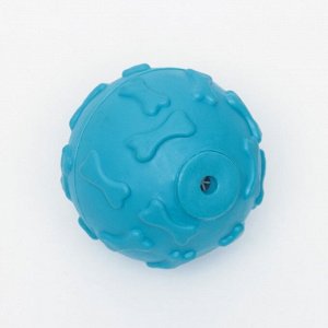 Мяч "Косточки", TPR, 6 см, синий