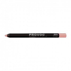 Provoc Гелевая подводка в карандаше для губ, №211 / Semi-Permanent Gel Lip Liner, Pink Haze