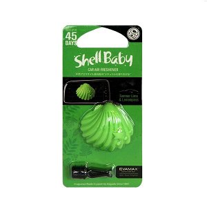 Ароматизатор полимерный Kogado Shell Baby на кондиционер Summer Lime&Lemongrass