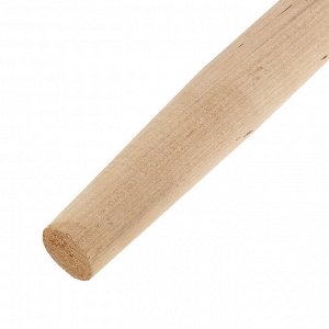 Черенок деревянный д40мм для лопат, с затыловкой и заострением (конус), h120см, высший сорт, береза (Россия)