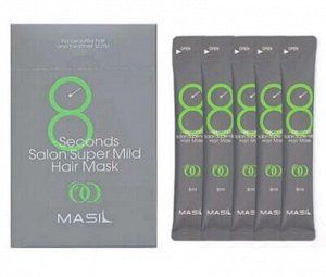 Маска для ослабленных волос Masil 8 Seconds Salon Super Mild Hair Mask 8мл*1шт