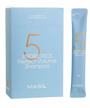 Шампунь с пробиотиками для объема волос Masil 5 Probiotics Perfect Volume Shampoo 8мл*1шт