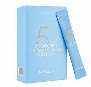 Шампунь с пробиотиками для объема волос Masil 5 Probiotics Perfect Volume Shampoo 8мл*1шт