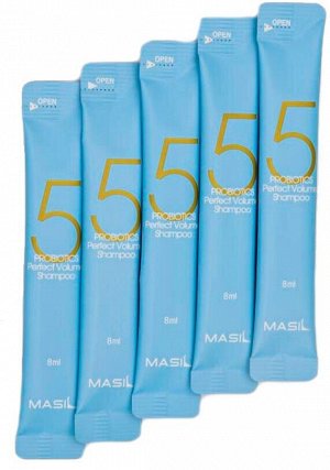 Шампунь с пробиотиками для объема волос Masil 5 Probiotics Perfect Volume Shampoo 8мл*1шт