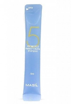 Шампунь с пробиотиками для объема волос Masil 5 Probiotics Perfect Volume Shampoo 8мл*1шт