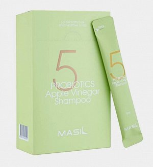 Шампунь с пробиотиками и яблочным уксусом от перхоти Masil 5 Probiotics Apple Vinegar Shampoo 8мл*20