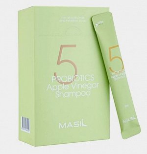 Шампунь с пробиотиками и яблочным уксусом от перхоти Masil 5 Probiotics Apple Vinegar Shampoo 8мл*1ш