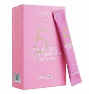 Шампунь с пробиотиками для защиты цвета Masil 5 Probiotics Color Radiance Shampoo 8мл*20шт