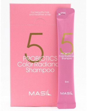 Шампунь с пробиотиками для защиты цвета Masil 5 Probiotics Color Radiance Shampoo 8мл*1шт