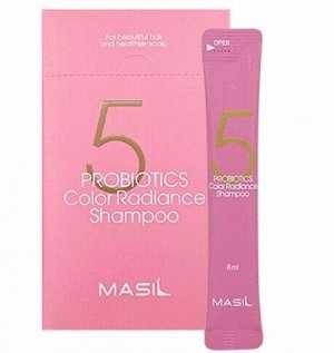 Шампунь с пробиотиками для защиты цвета Masil 5 Probiotics Color Radiance Shampoo 8мл*1шт