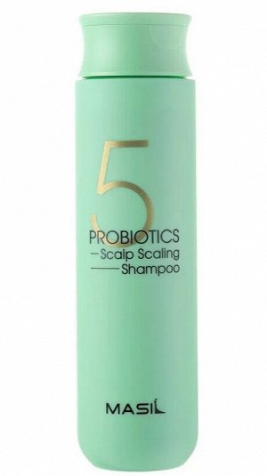 Шампунь с пробиотиками для глубокого очищение Masil 5 Probiotics Scalp Scaling Shampoo 300мл