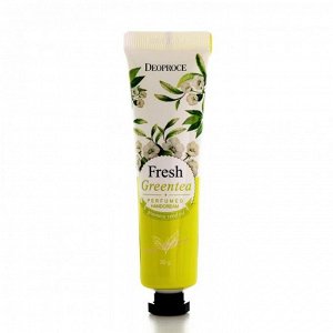 Deoproce fresh greentea perfumed hand cream 50ml крем для рук с экстрактом зеленого чая