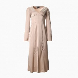 Платье женское шелковое MIST: Classic Collection, цвет бежевый