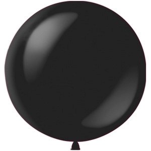 Шар М 36/91 см Олимпийский декоратор черный BLACK 048